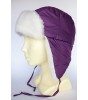 Детская шапка-ушанка - Умка фиолет